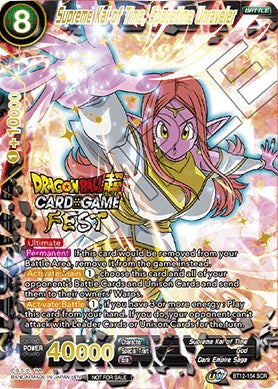 Supreme Kai of Time, Spacetime Unraveler (Card Game Fest 2022) (BT12-154) [Tournament Promotion Cards] | Odin's Place
