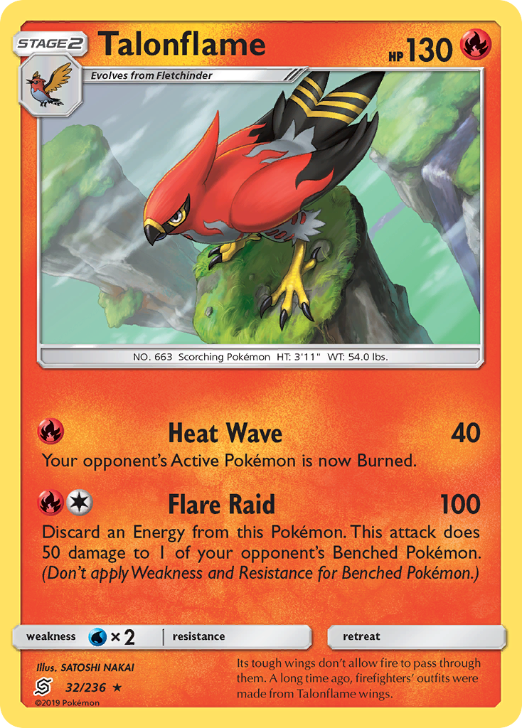 Talonflame (32/236) [Sun & Moon: Unified Minds] | Odin's Place