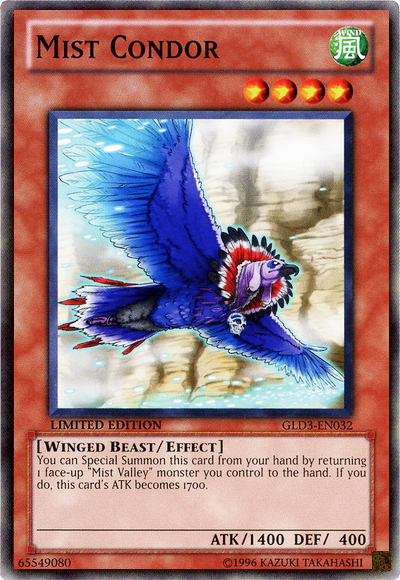 Mist Condor [GLD3-EN032] Common | Odin's Place