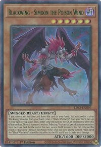 Blackwing - Simoon the Poison Wind (Green) [LDS2-EN040] Ultra Rare | Odin's Place