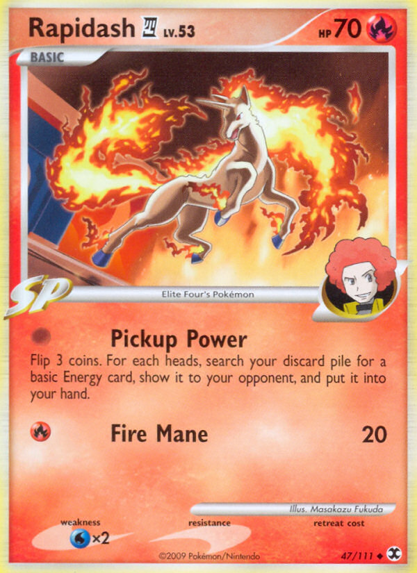 Rapidash (47/111) [Platinum: Rising Rivals] | Odin's Place