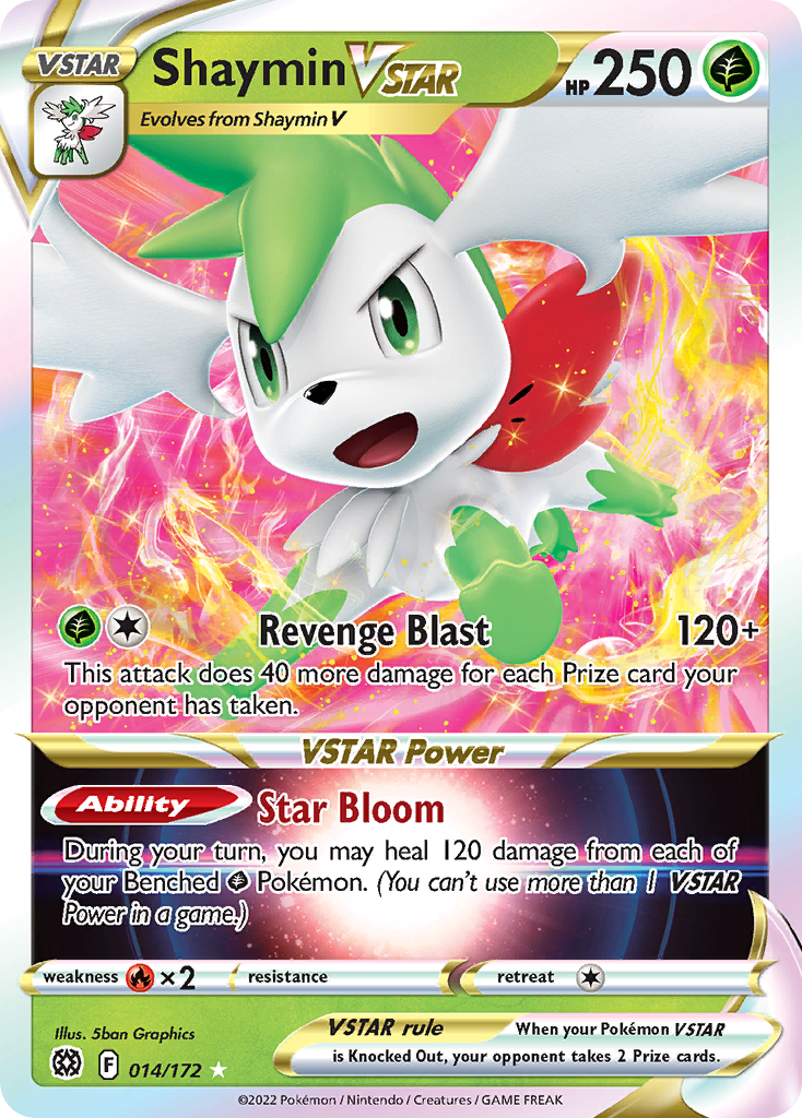 Shaymin VSTAR (014/172) (Jumbo Card) [Sword & Shield: Brilliant Stars] | Odin's Place