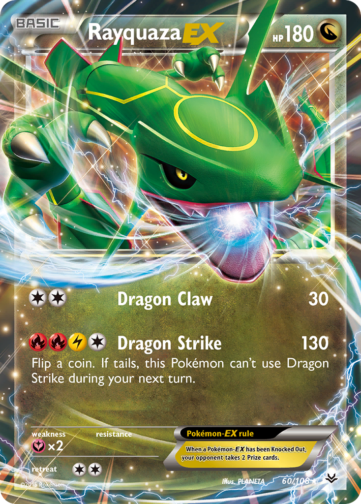 Rayquaza EX (60/108) [XY: Roaring Skies] | Odin's Place