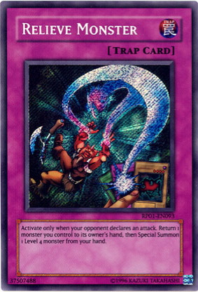 Relieve Monster [RP01-EN093] Secret Rare | Odin's Place