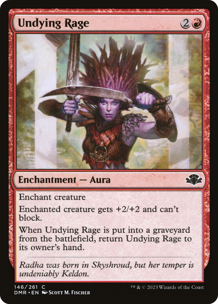 Undying Rage [Dominaria Remastered] | Odin's Place