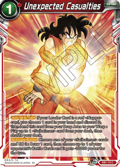 Unexpected Casualties (EB1-010) [Battle Evolution Booster] | Odin's Place