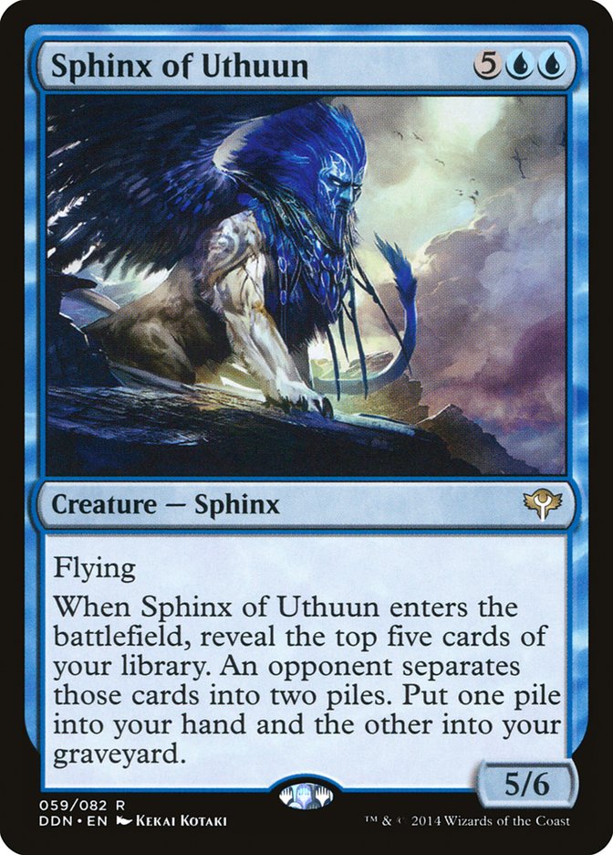 Sphinx of Uthuun (59) [Duel Decks: Speed vs. Cunning] | Odin's Place