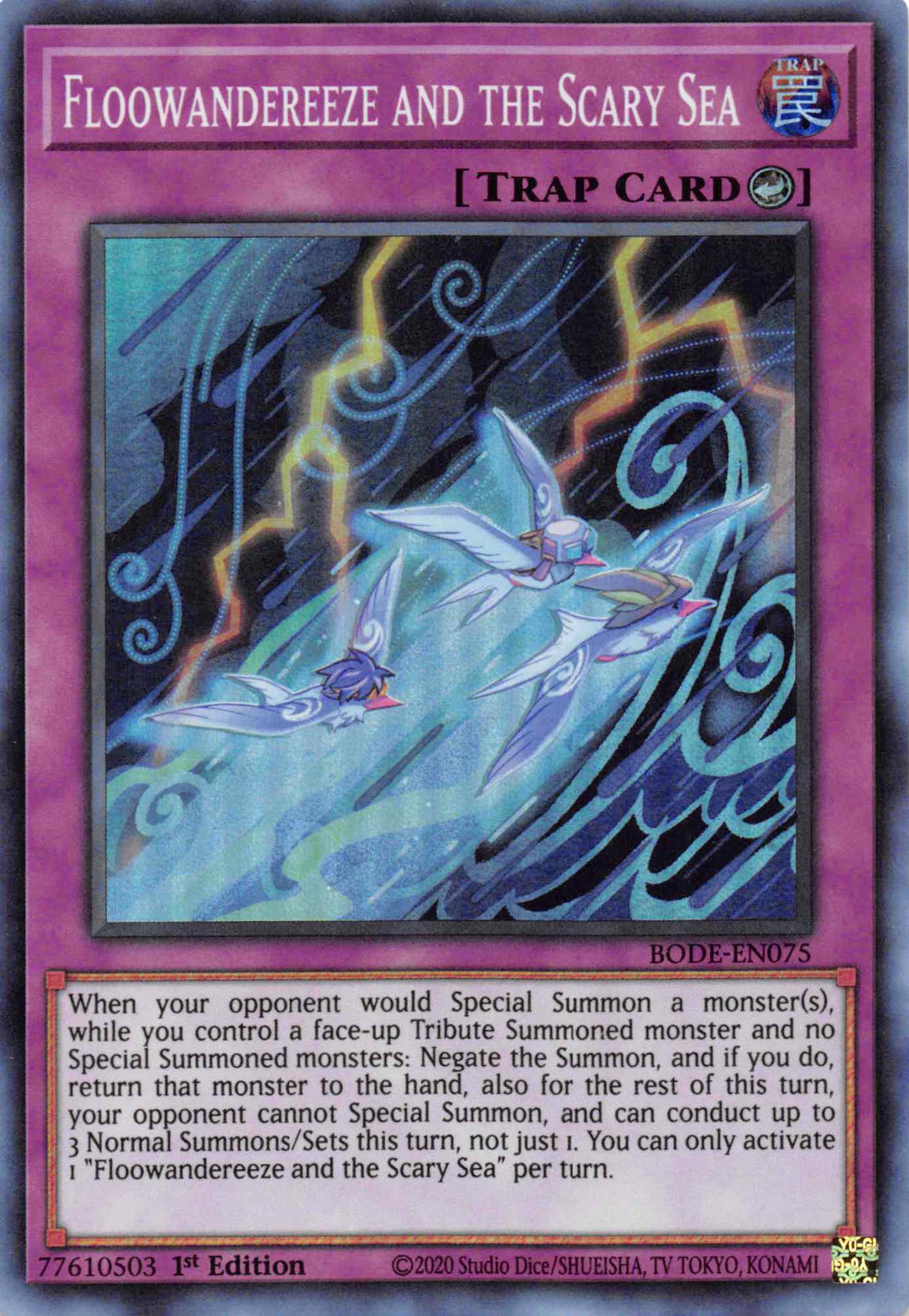 Floowandereeze and the Scary Sea [BODE-EN075] Super Rare | Odin's Place