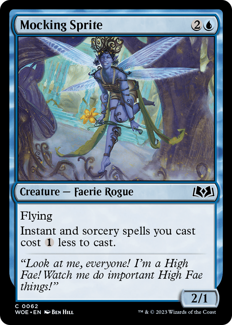 Mocking Sprite [Wilds of Eldraine] | Odin's Place