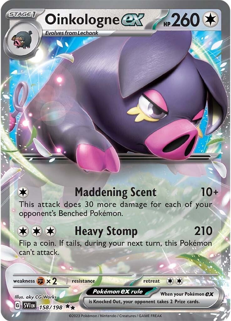 Oinkalogne ex (158/198) (Jumbo Card) [Scarlet & Violet: Base Set] | Odin's Place