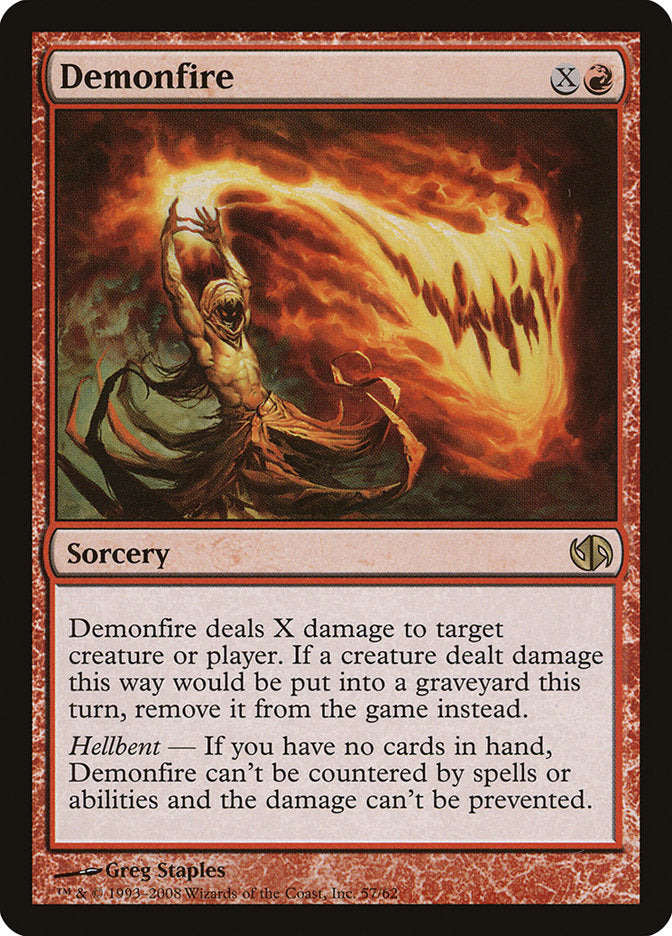 Demonfire (57) [Duel Decks: Jace vs. Chandra] | Odin's Place
