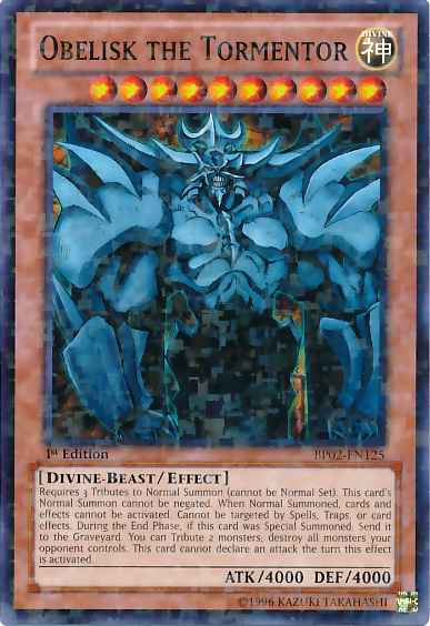 Obelisk the Tormentor [BP02-EN125] Mosaic Rare | Odin's Place