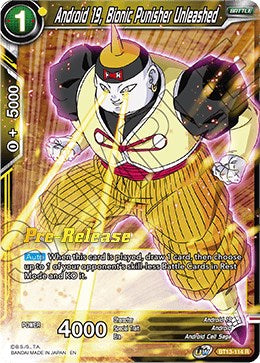 Android 19, Bionic Punisher Unleashed (BT13-114) [Supreme Rivalry Prerelease Promos] | Odin's Place