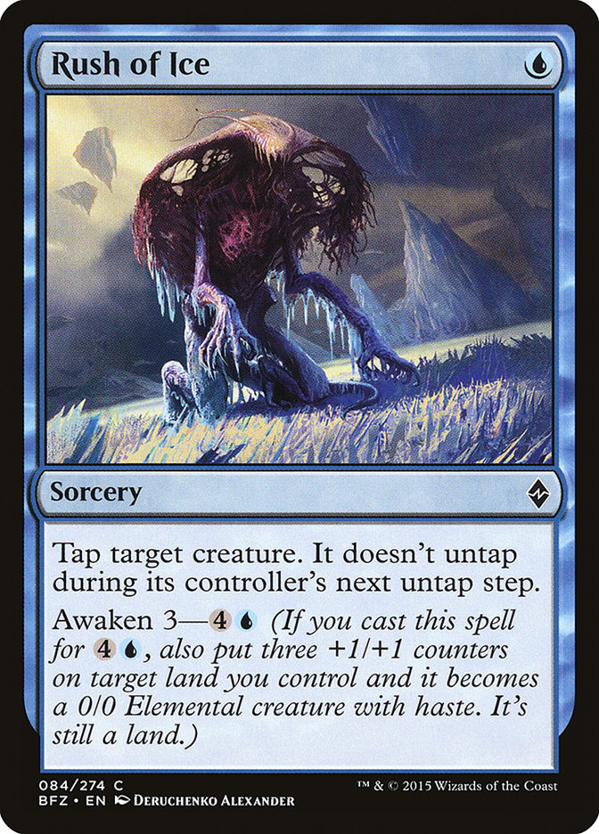 Rush of Ice (84) [Battle for Zendikar] | Odin's Place