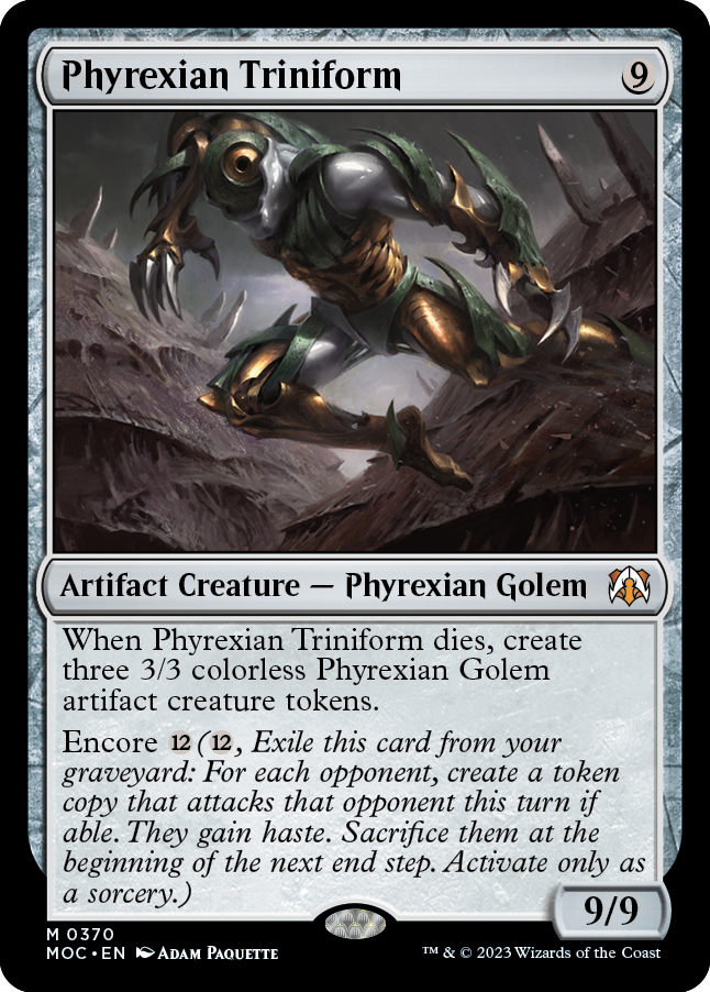 Phyrexian Triniform [March of the Machine Commander] | Odin's Place