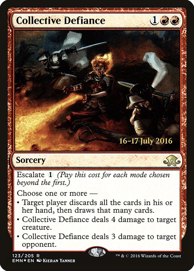 Collective Defiance (123) [Eldritch Moon Prerelease Promos] | Odin's Place
