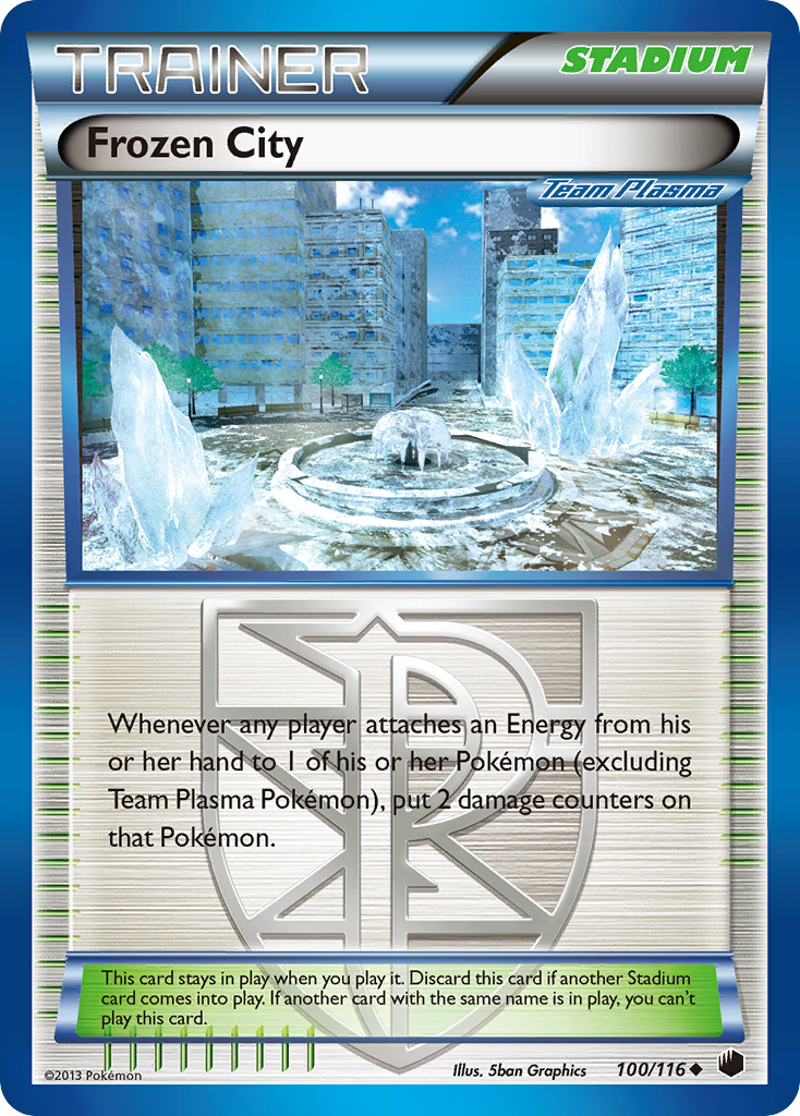 Frozen City (100/116) [Black & White: Plasma Freeze] | Odin's Place