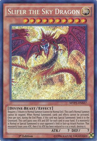 Slifer the Sky Dragon [MVP1-ENS57] Secret Rare | Odin's Place