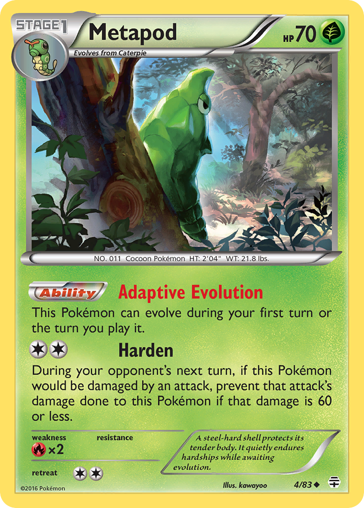 Metapod (4/83) [XY: Generations] | Odin's Place