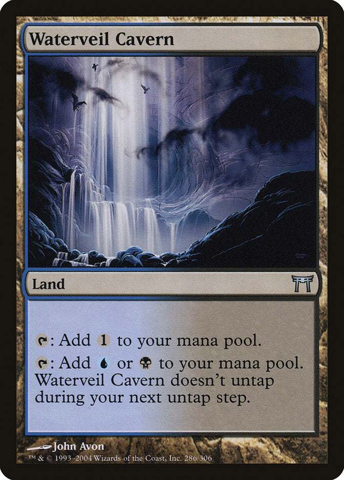Waterveil Cavern (286) [Champions of Kamigawa] | Odin's Place