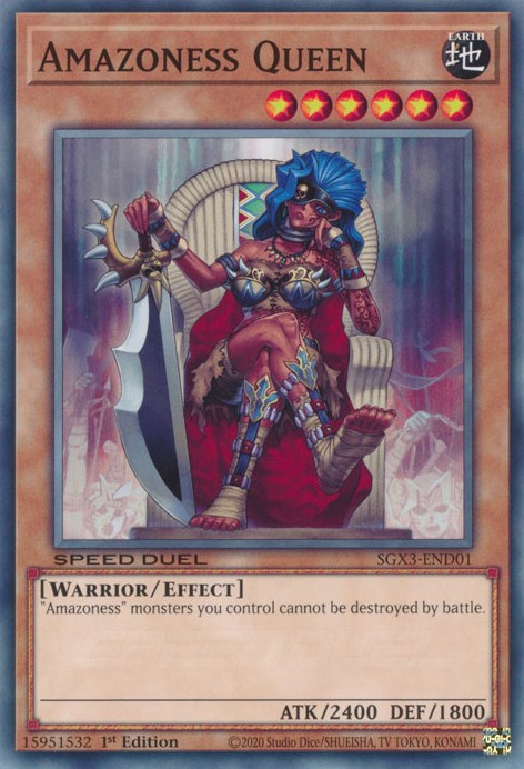 Amazoness Queen [SGX3-END01] Common | Odin's Place