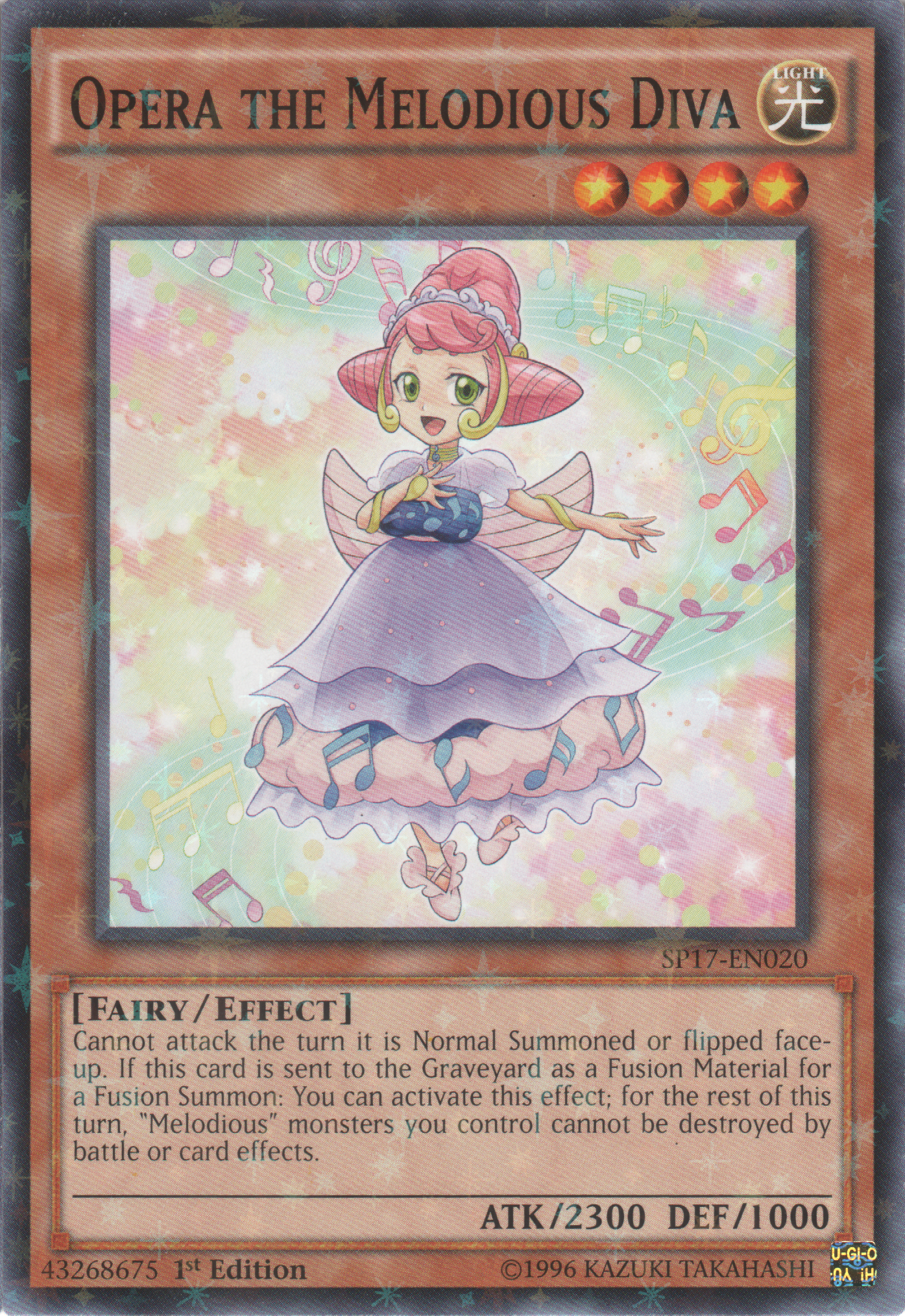 Opera the Melodious Diva [SP17-EN020] Starfoil Rare | Odin's Place