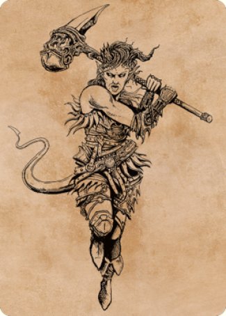 Karlach, Fury of Avernus Art Card (54) [Commander Legends: Battle for Baldur's Gate Art Series] | Odin's Place