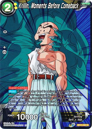 Krillin, Moments Before Comeback (BT11-097) [Vermilion Bloodline 2nd Edition] | Odin's Place