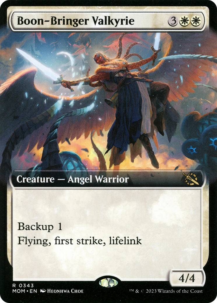 Boon-Bringer Valkyrie (Extended Art) [March of the Machine] | Odin's Place