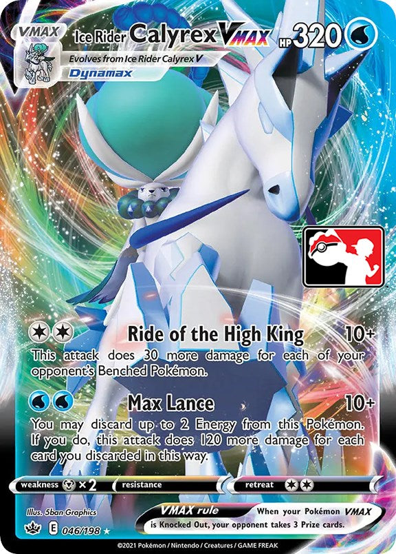 Ice Rider Calyrex VMAX (046/198) [Prize Pack Series One] | Odin's Place