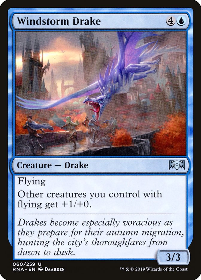 Windstorm Drake (60) [Ravnica Allegiance] | Odin's Place