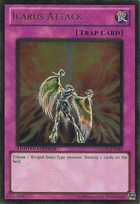 Icarus Attack [GLD3-EN049] Gold Rare | Odin's Place