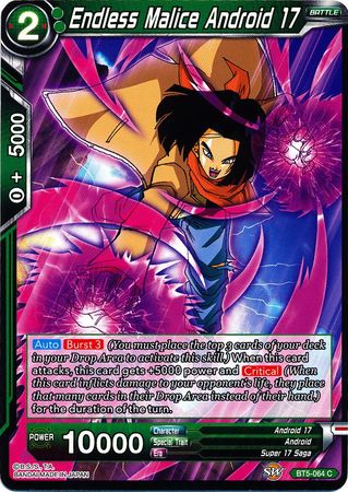 Endless Malice Android 17 (BT5-064) [Miraculous Revival] | Odin's Place
