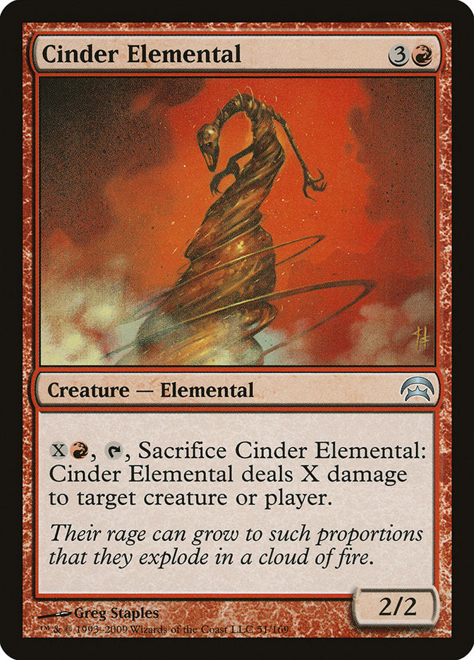 Cinder Elemental (51) [Planechase] | Odin's Place