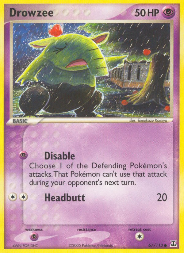Drowzee (67/113) [EX: Delta Species] | Odin's Place