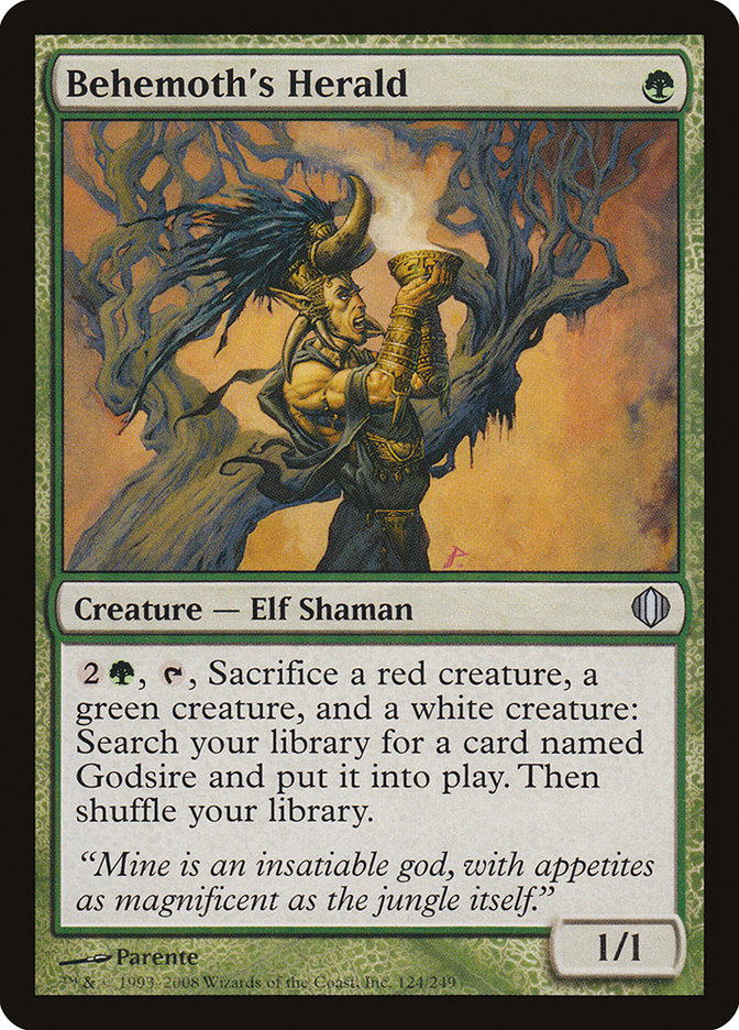 Behemoth's Herald (124) [Shards of Alara] | Odin's Place