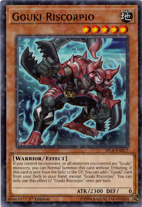 Gouki Riscorpio [SP18-EN017] Starfoil Rare | Odin's Place