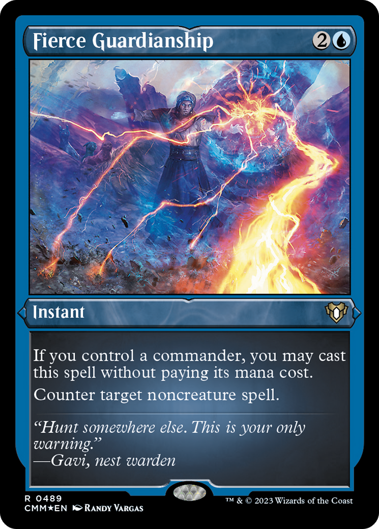 Fierce Guardianship (Foil Etched) [Commander Masters] | Odin's Place