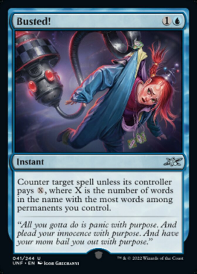 Busted! [Unfinity] | Odin's Place