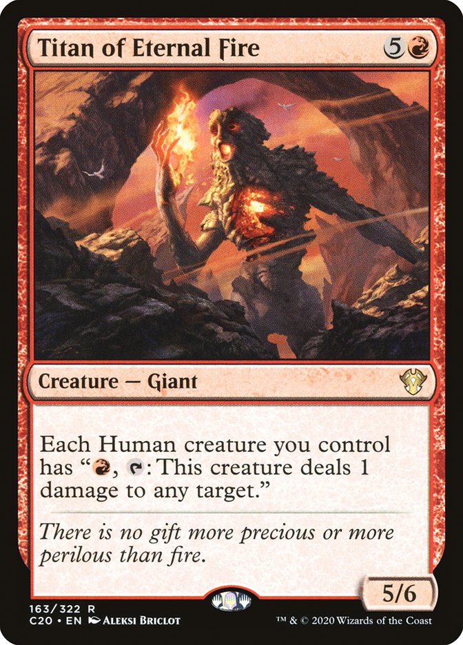 Titan of Eternal Fire [Commander 2020] | Odin's Place