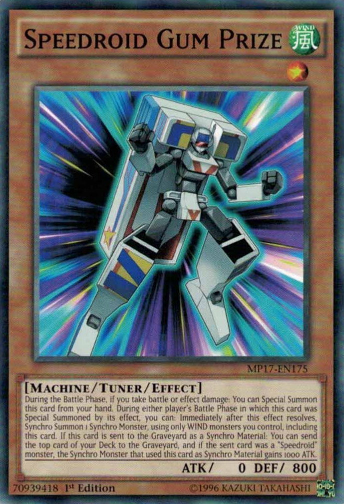 Speedroid Gum Prize [MP17-EN175] Common | Odin's Place