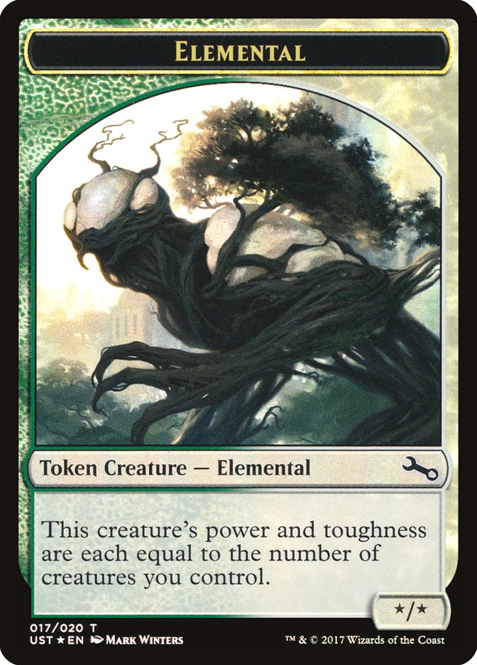 Elemental // Elemental Double-Sided Token (017/020) [Unstable Tokens] | Odin's Place