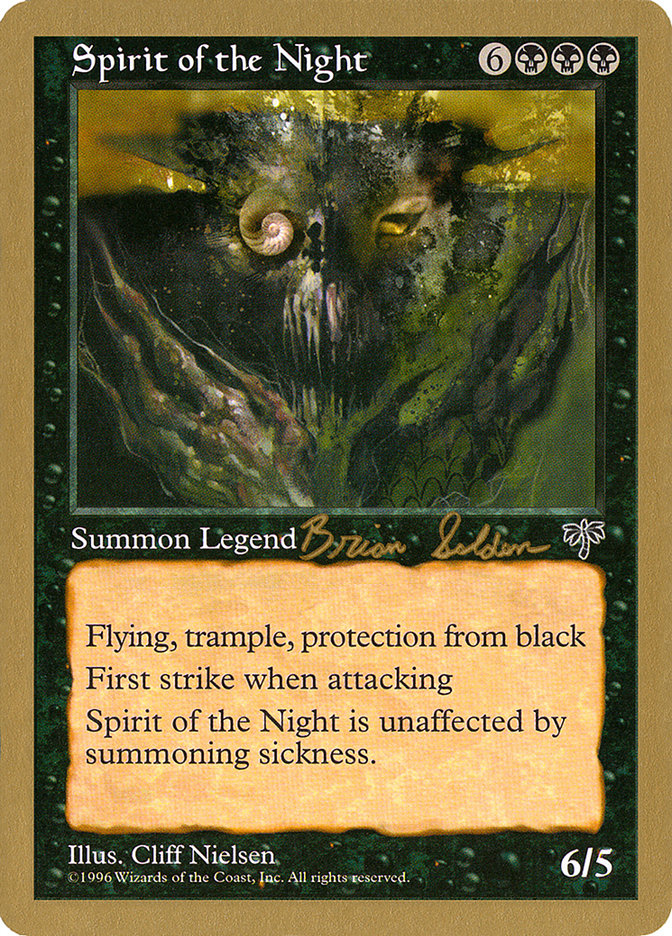Spirit of the Night (Brian Selden) [World Championship Decks 1998] | Odin's Place