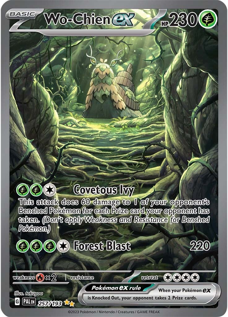 Wo-Chien ex (257/193) [Scarlet & Violet: Paldea Evolved] | Odin's Place