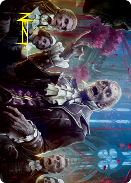 Undead Butler Art Card (Gold-Stamped Signature) [Innistrad: Crimson Vow Art Series] | Odin's Place