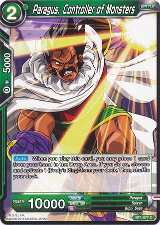 Paragus, Controller of Monsters (BT1-077) [Galactic Battle] | Odin's Place