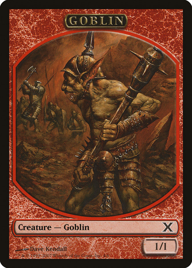 Goblin Token (4) [Tenth Edition Tokens] | Odin's Place