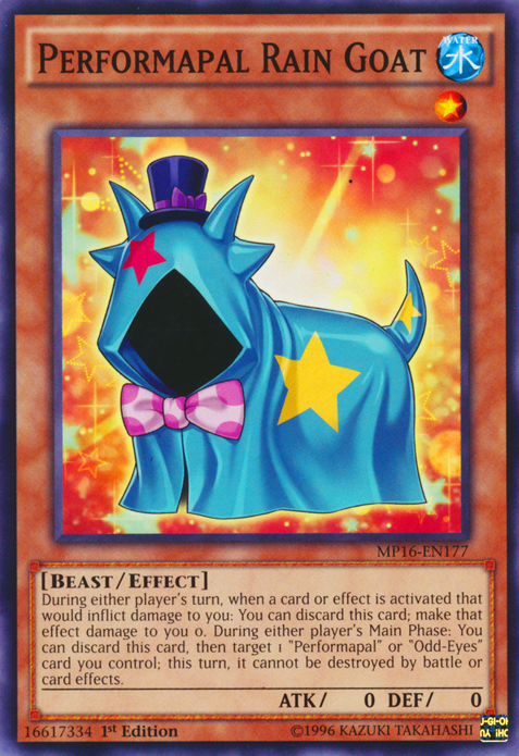 Performapal Rain Goat [MP16-EN177] Common | Odin's Place