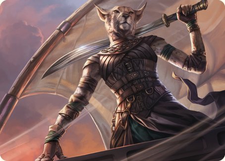 Mirri, Weatherlight Duelist Art Card [Commander Masters Art Series] | Odin's Place