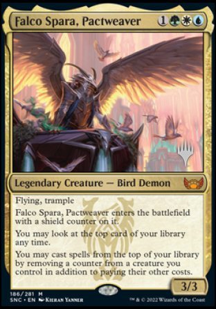 Falco Spara, Pactweaver (Promo Pack) [Streets of New Capenna Promos] | Odin's Place